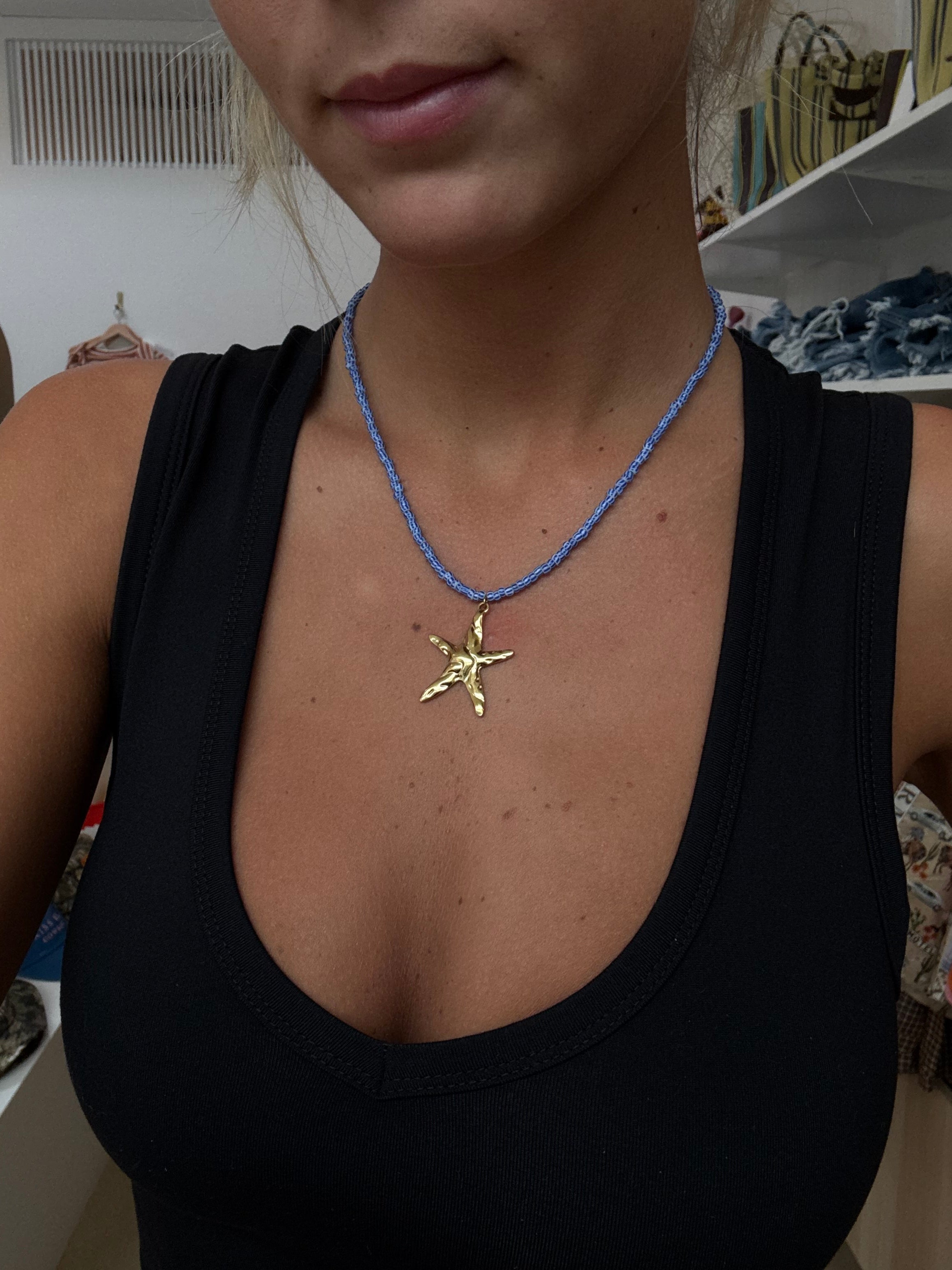 The Turquoise Star Gold Plated Necklace