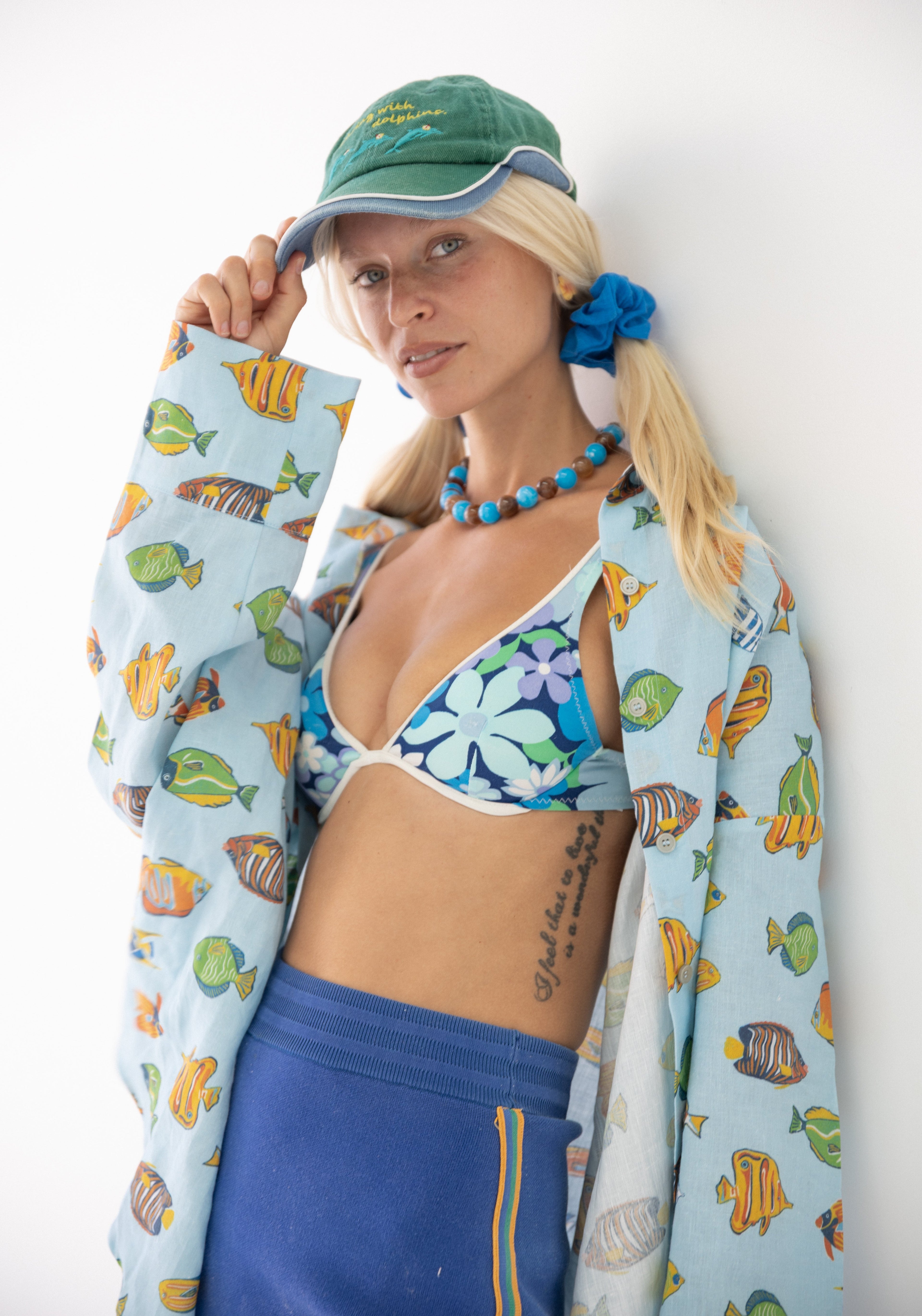 Dancing With Dolphin Cap