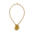 Golden Ammonite Necklace