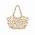 Marisa weave beaded basket bag