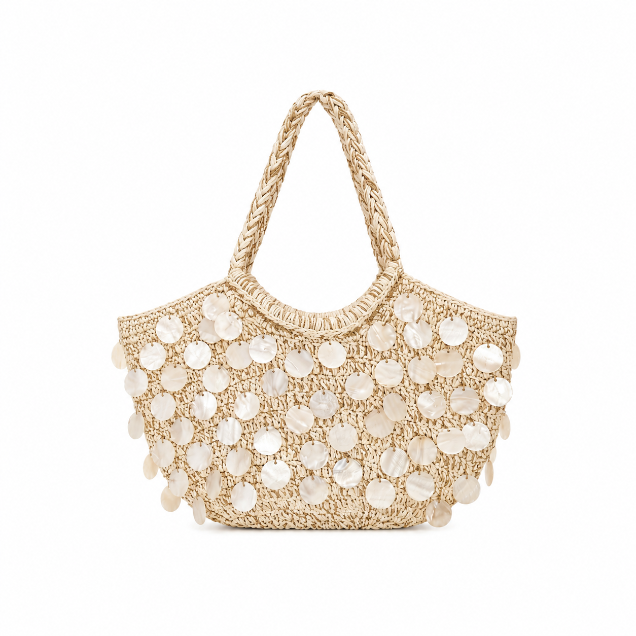 Marisa weave beaded basket bag