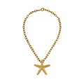 Golden Starfish Necklace