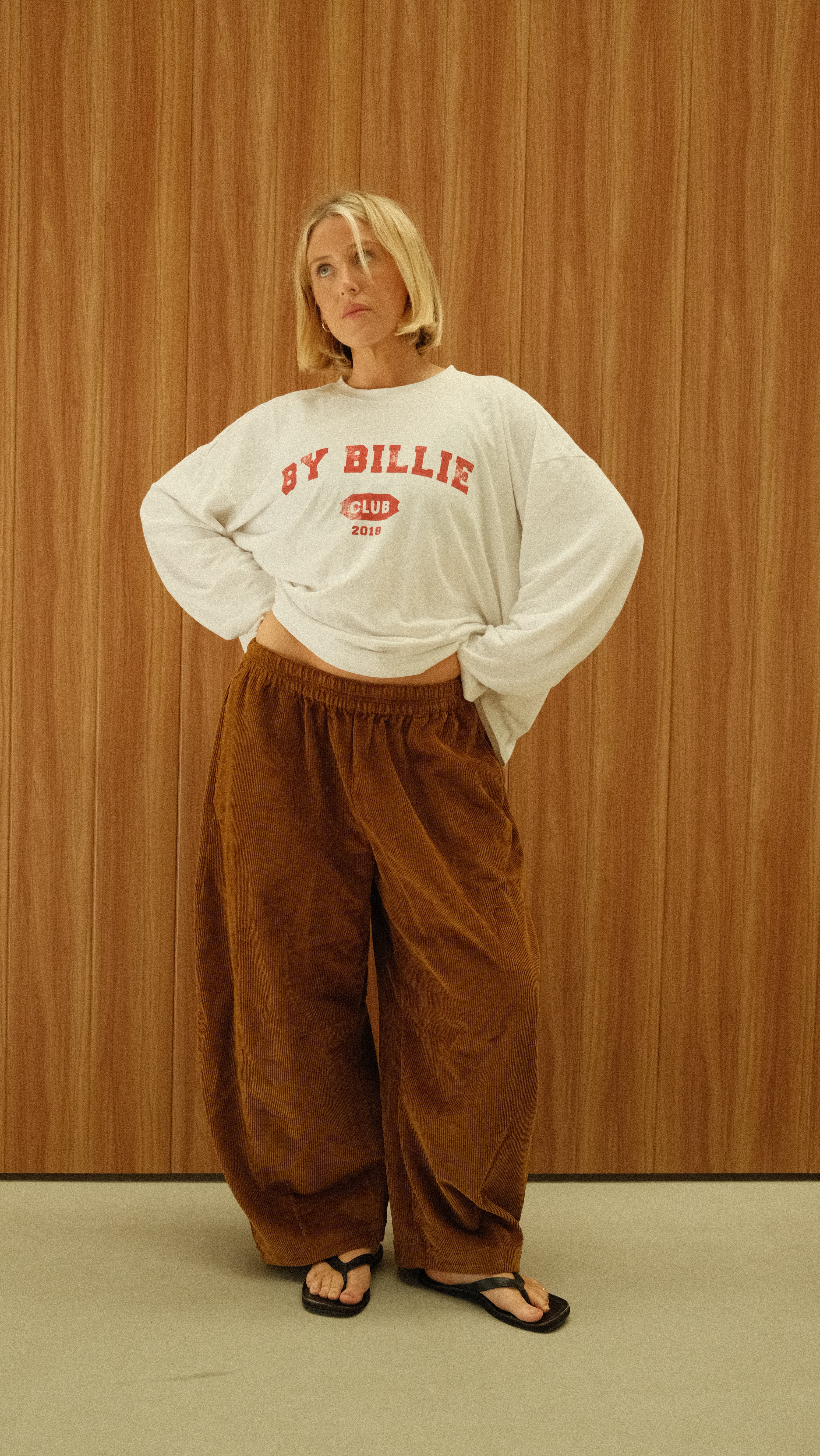 By Billie Club Tee - White / Red