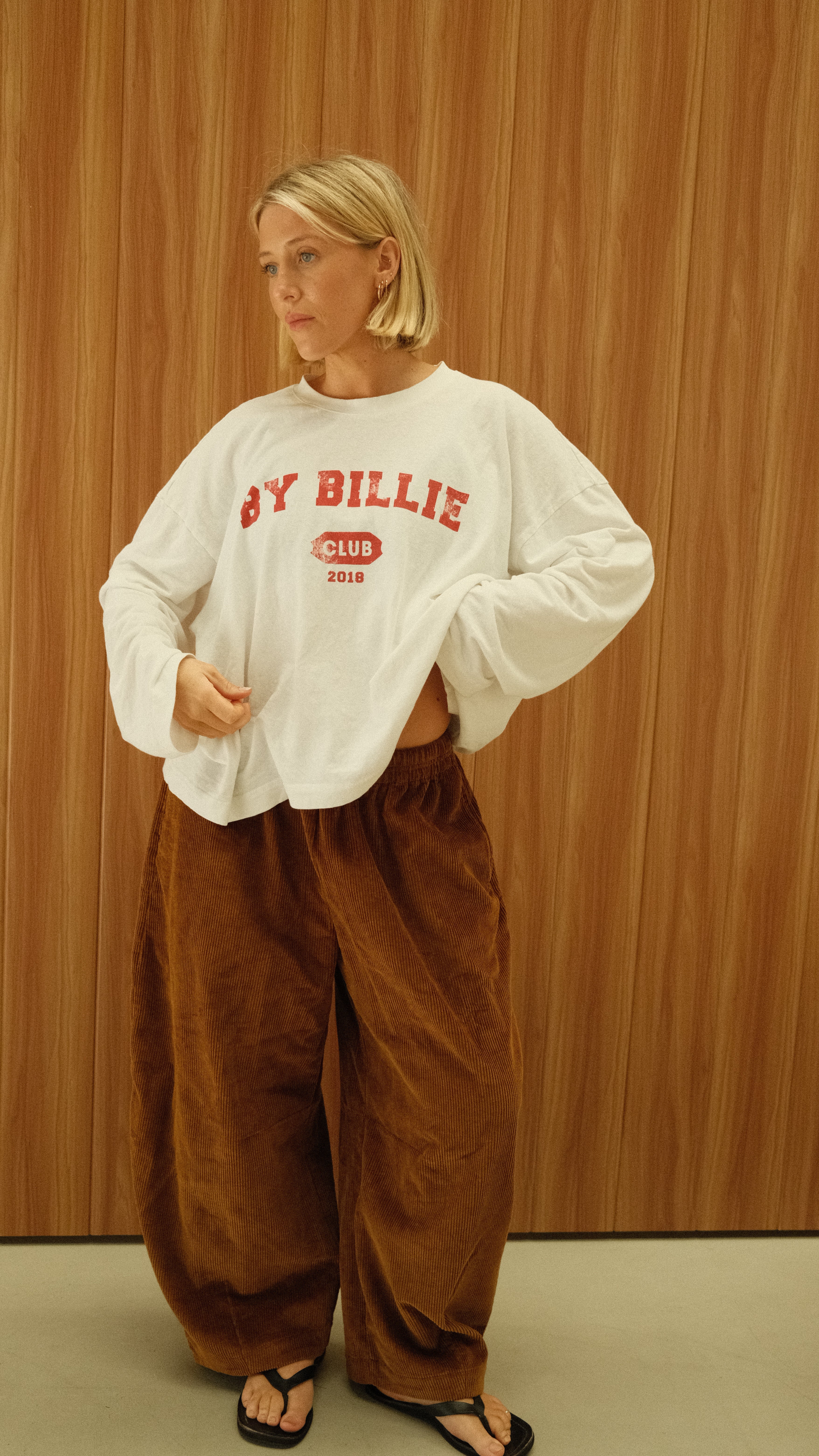 By Billie Club Tee - White / Red