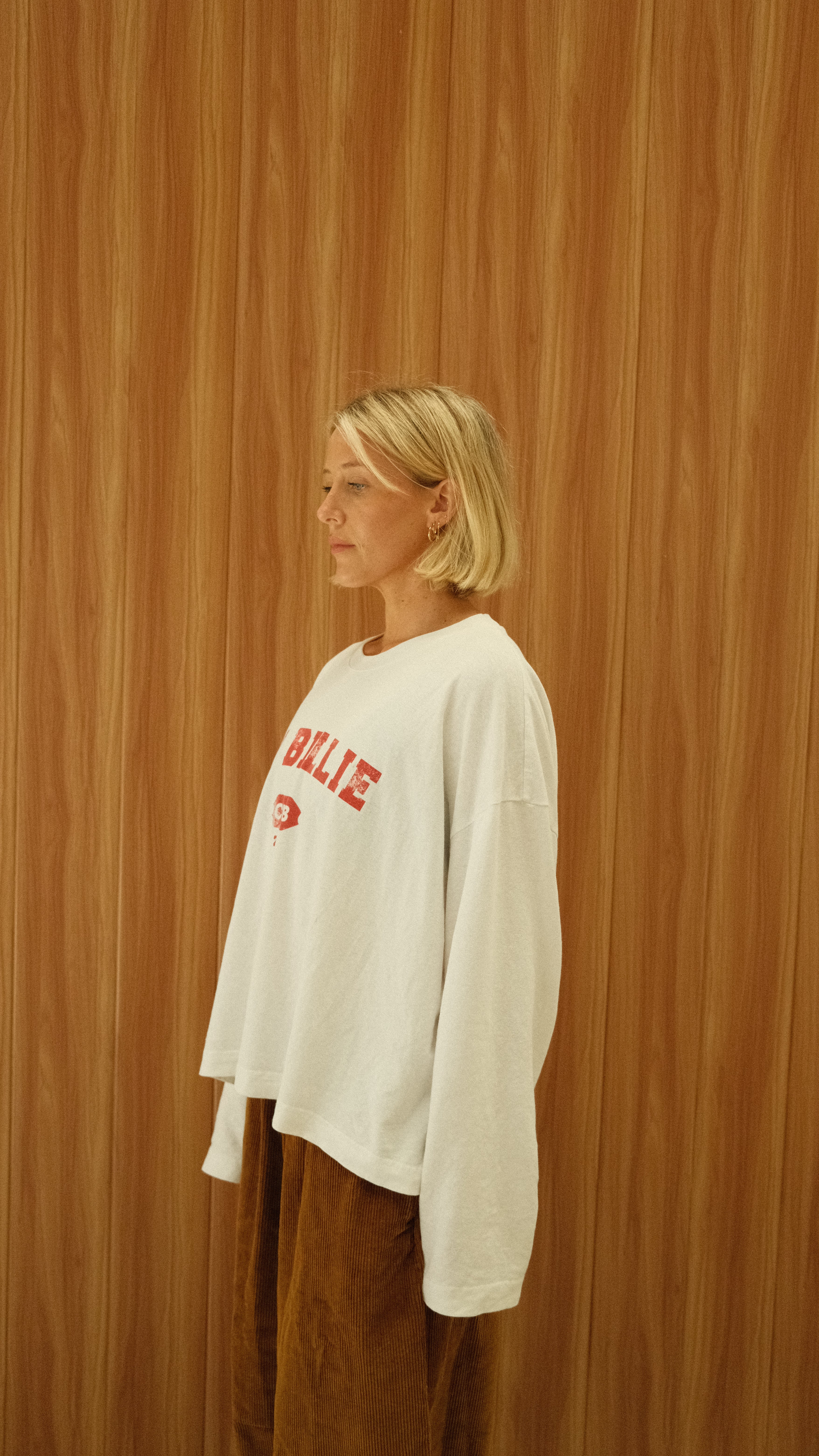 By Billie Club Tee - White / Red