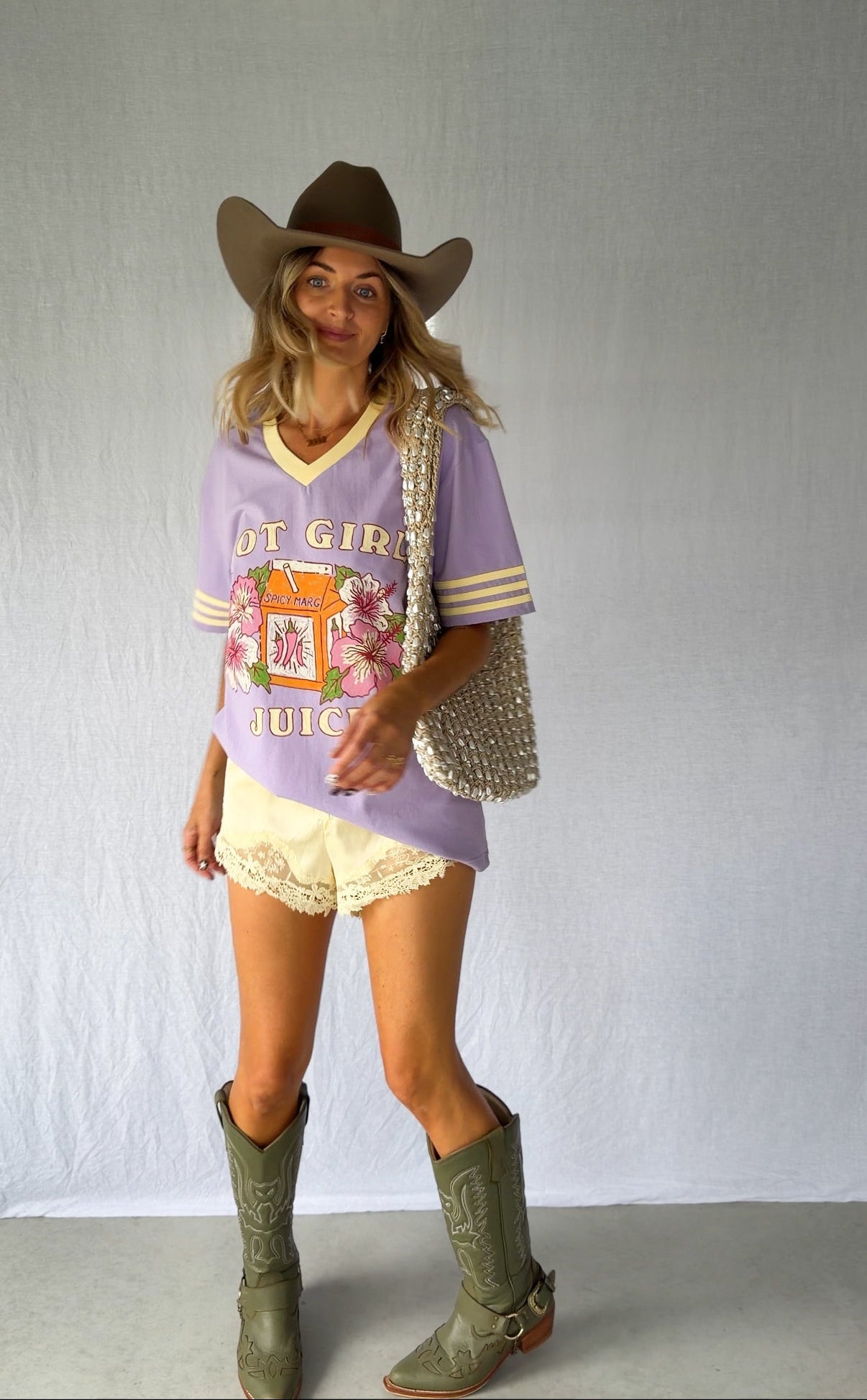Hot Girl Juice Tee styled