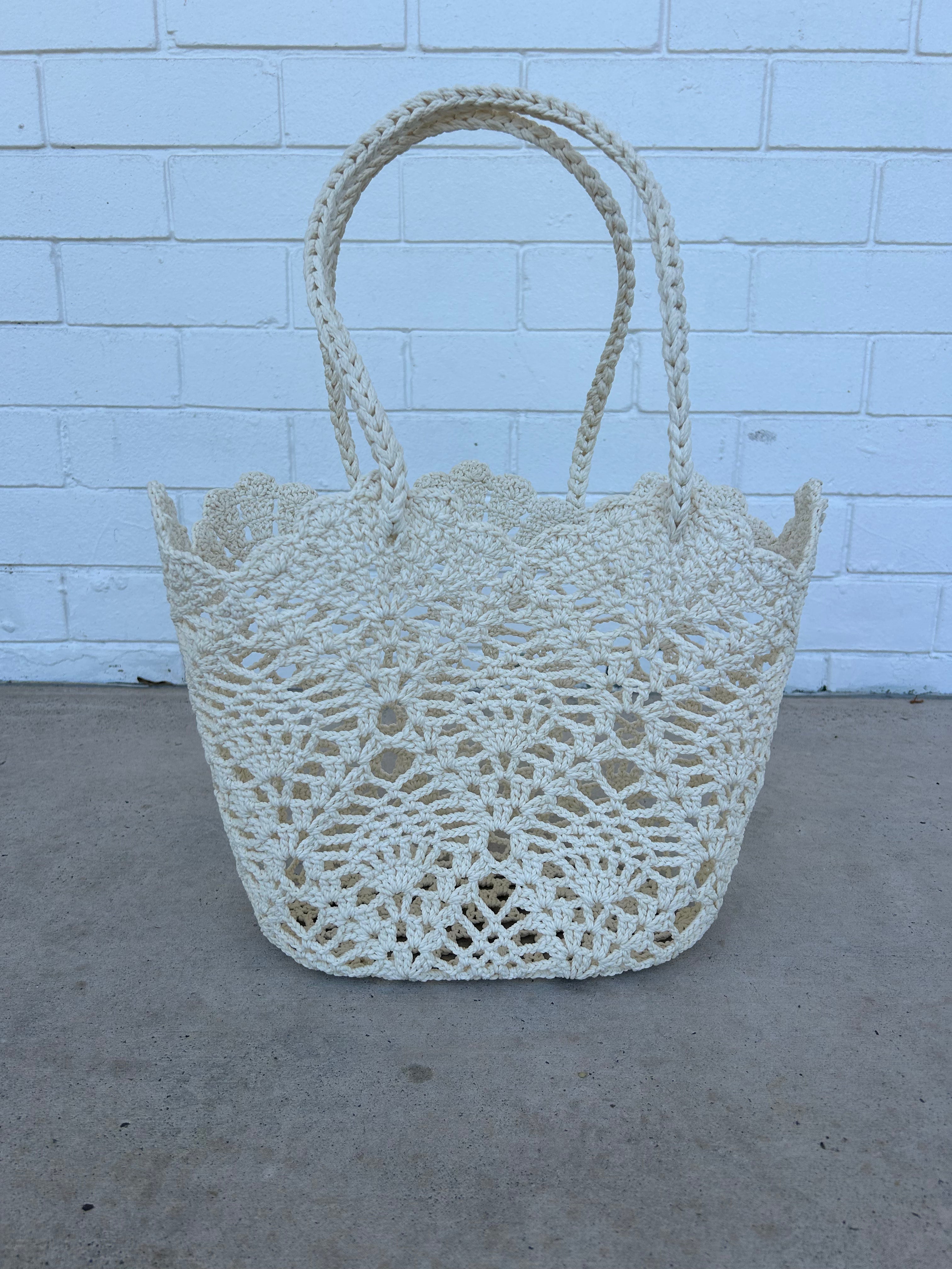 Mar Crochet Market Tote