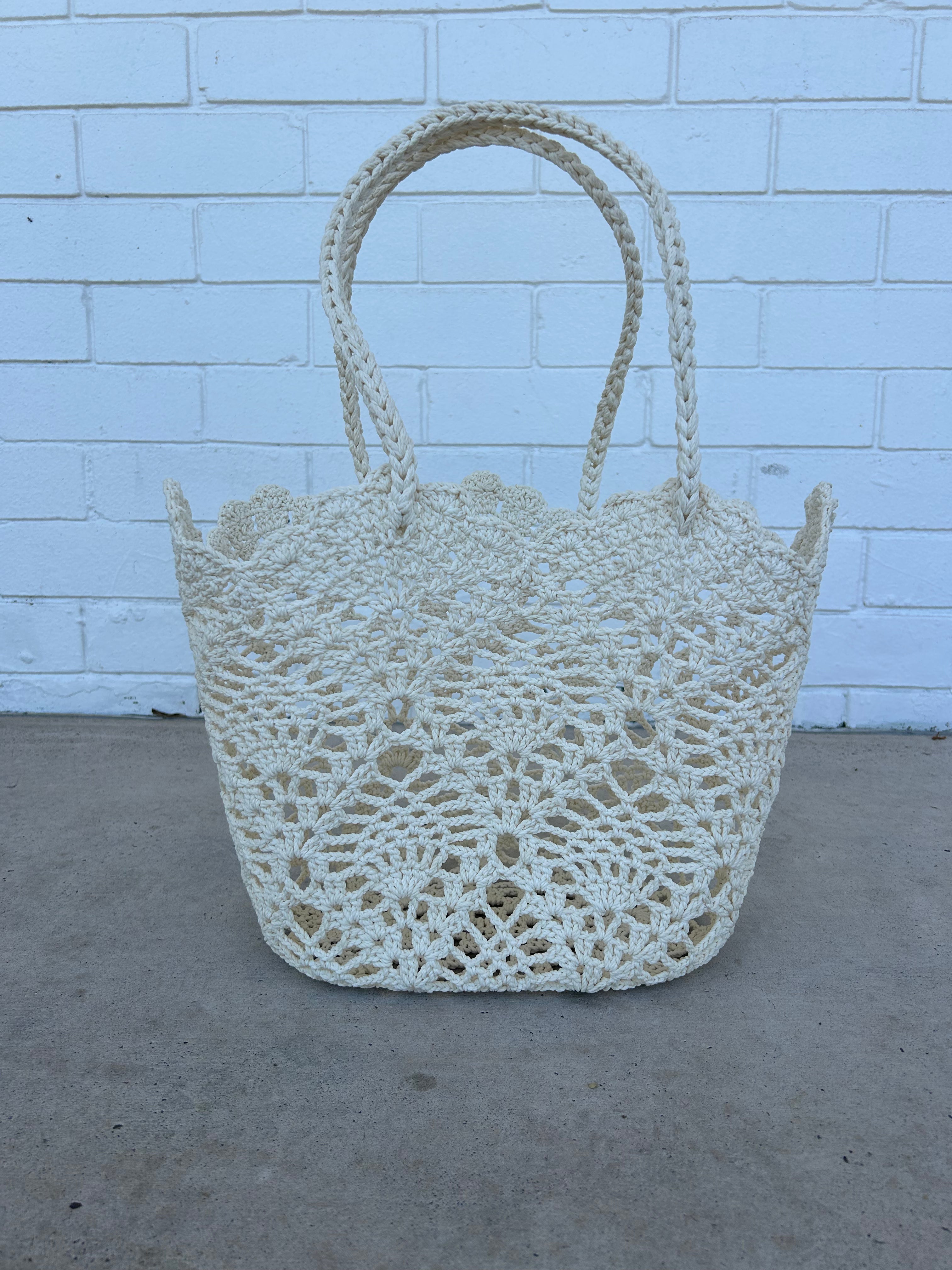 Mar Crochet Market Tote