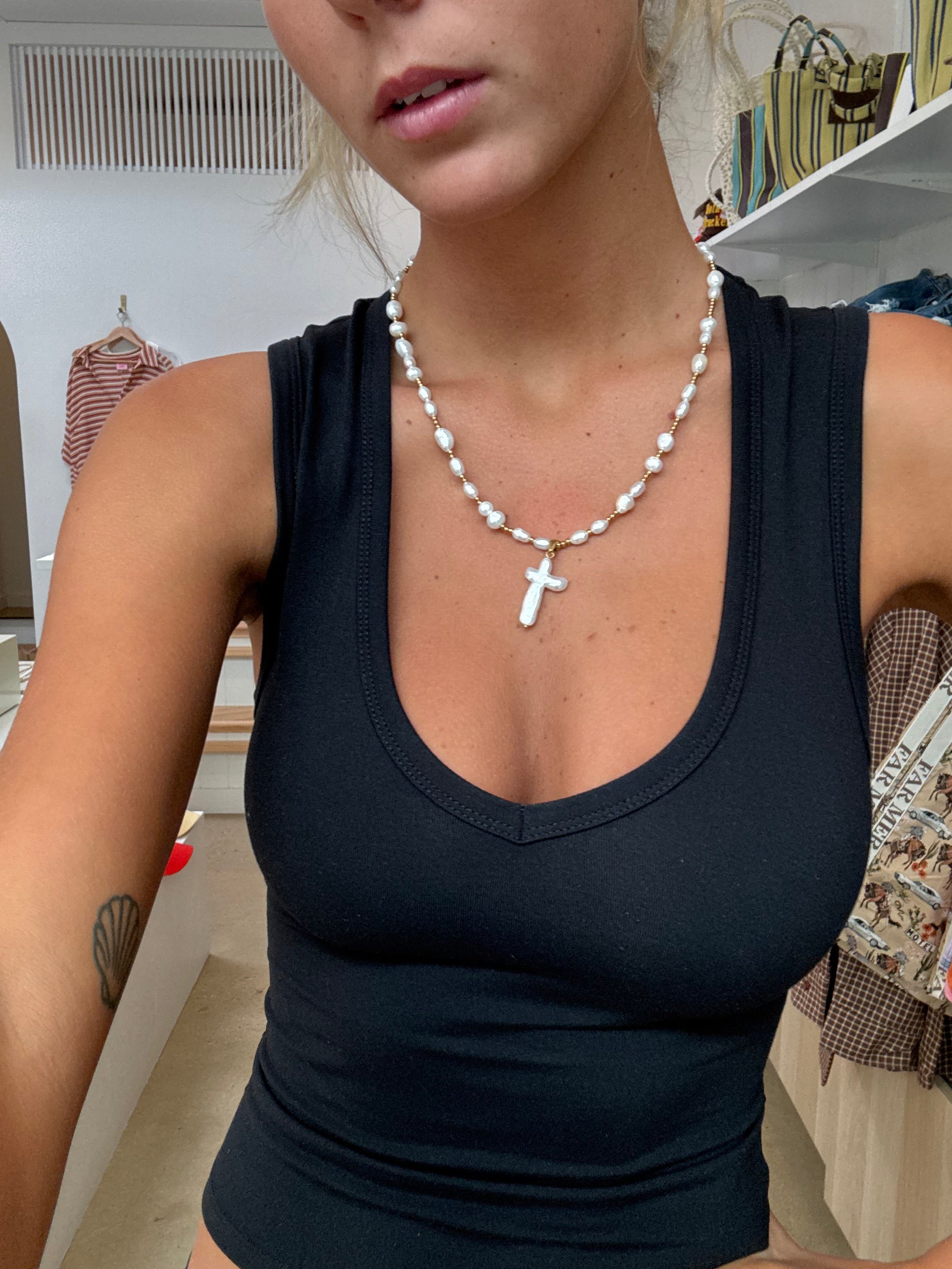 Isodole Freshwater Pearl Necklace