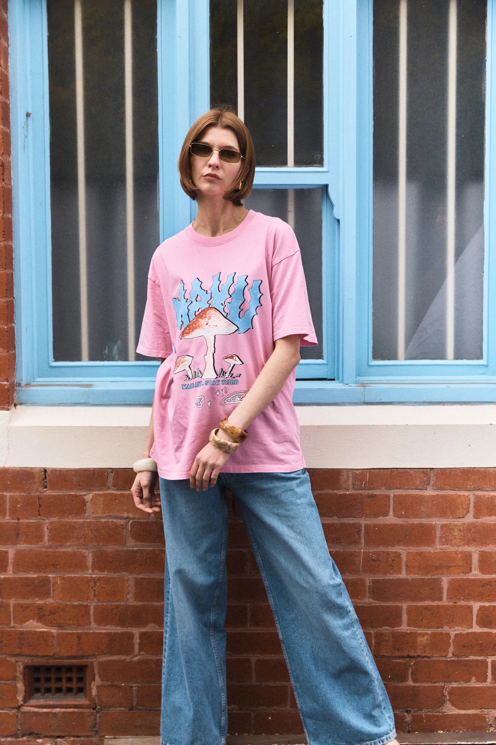Stay Weird Oversize Tee Sale price
