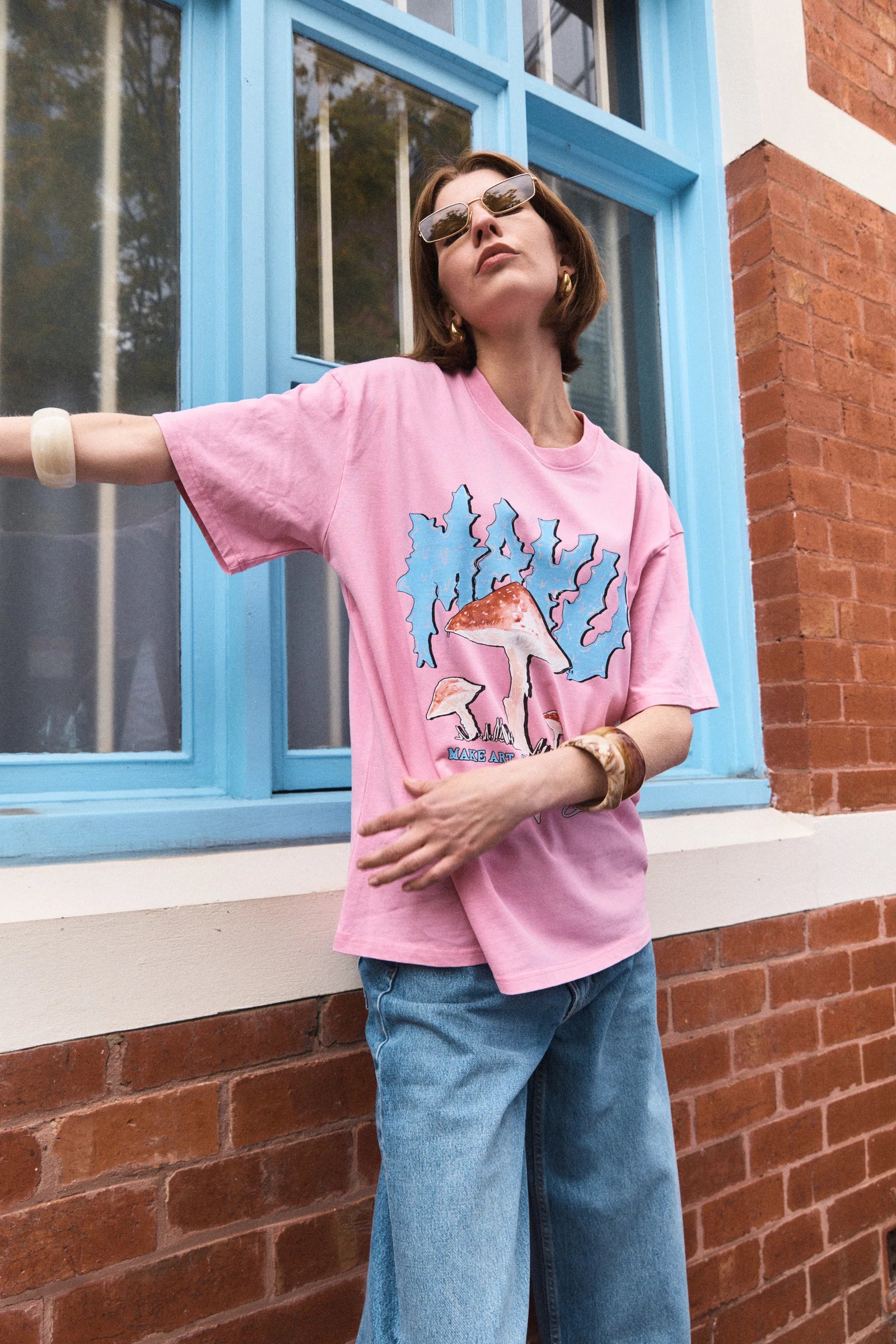 Stay Weird Oversize Tee Sale price