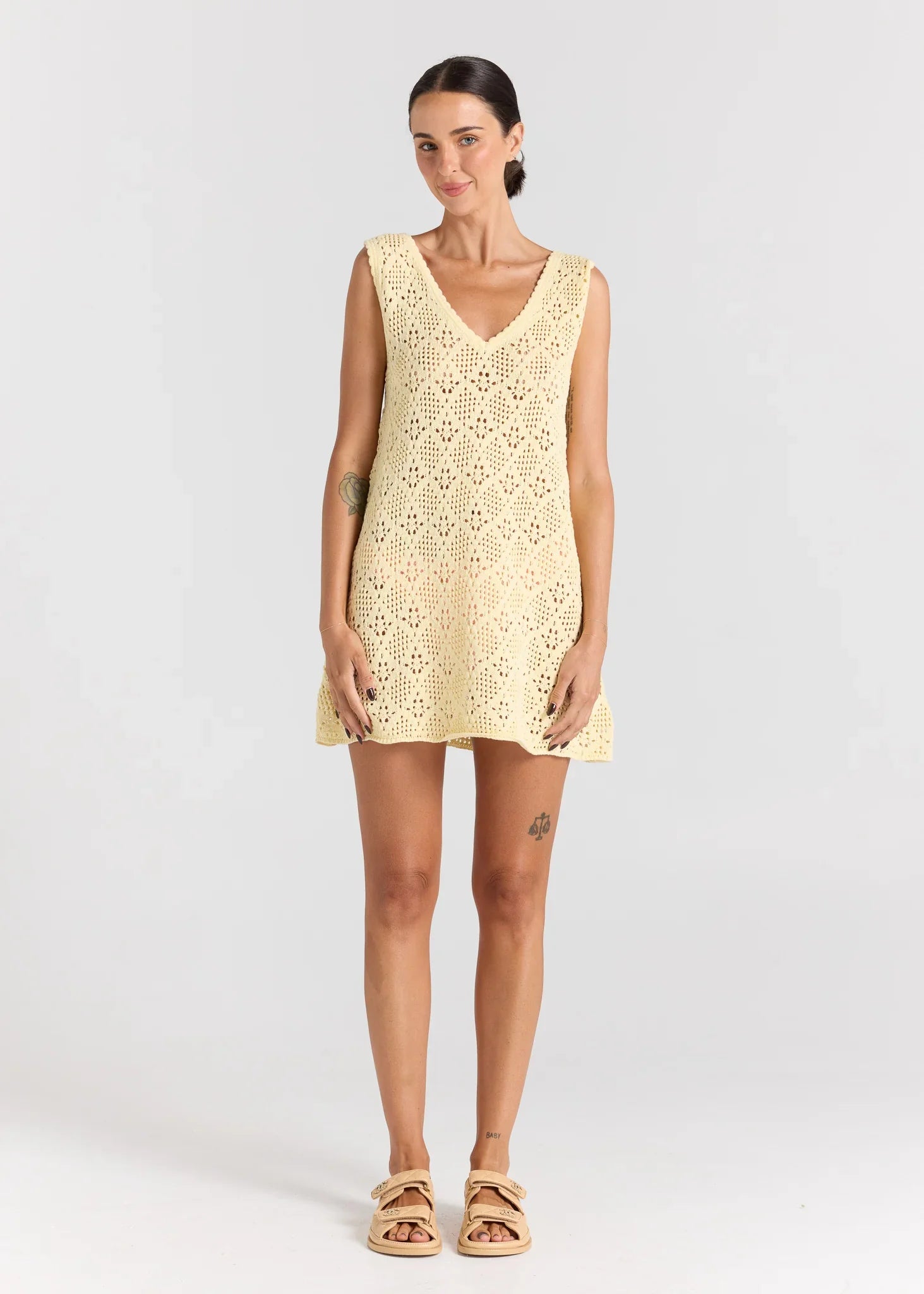 Messina V Knit Dress