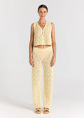 Messina Knit Top Lemon