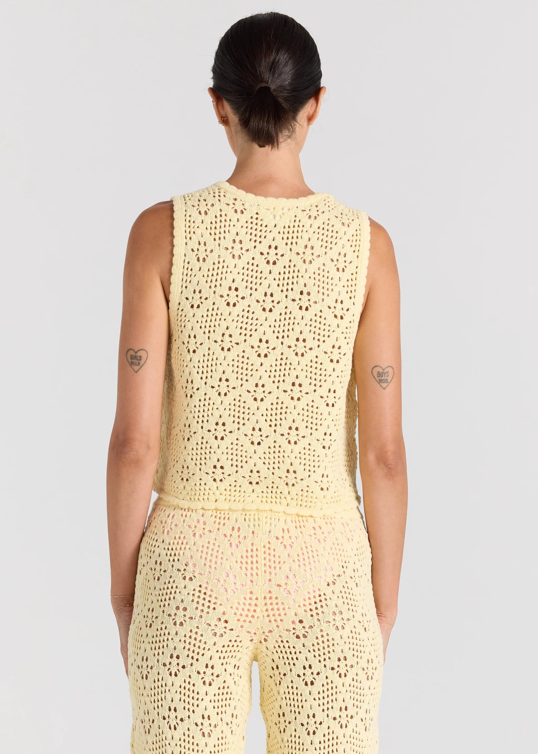 Messina Knit Top Lemon