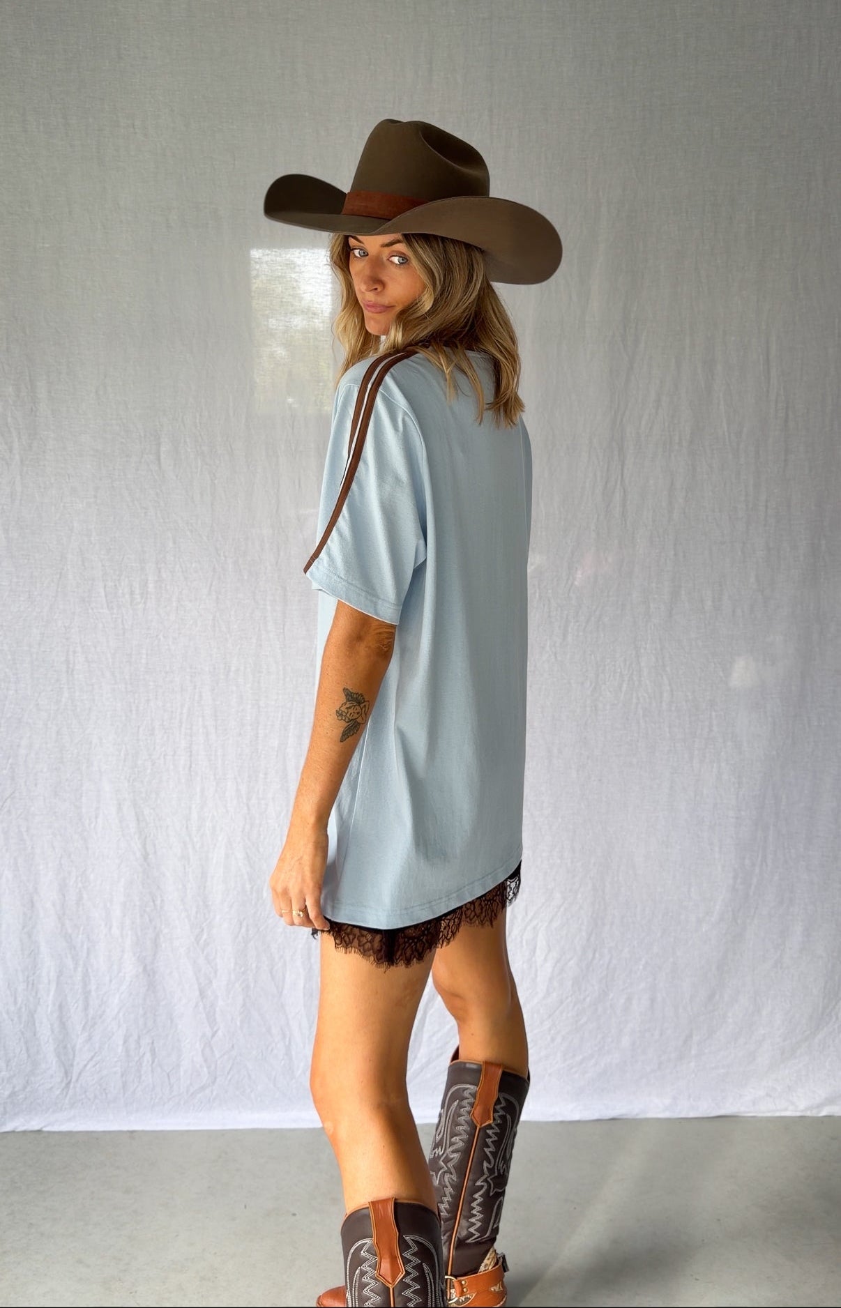 Salty Cowgirl Tee back