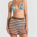 Sorrento Knit Crochet Short - Coco