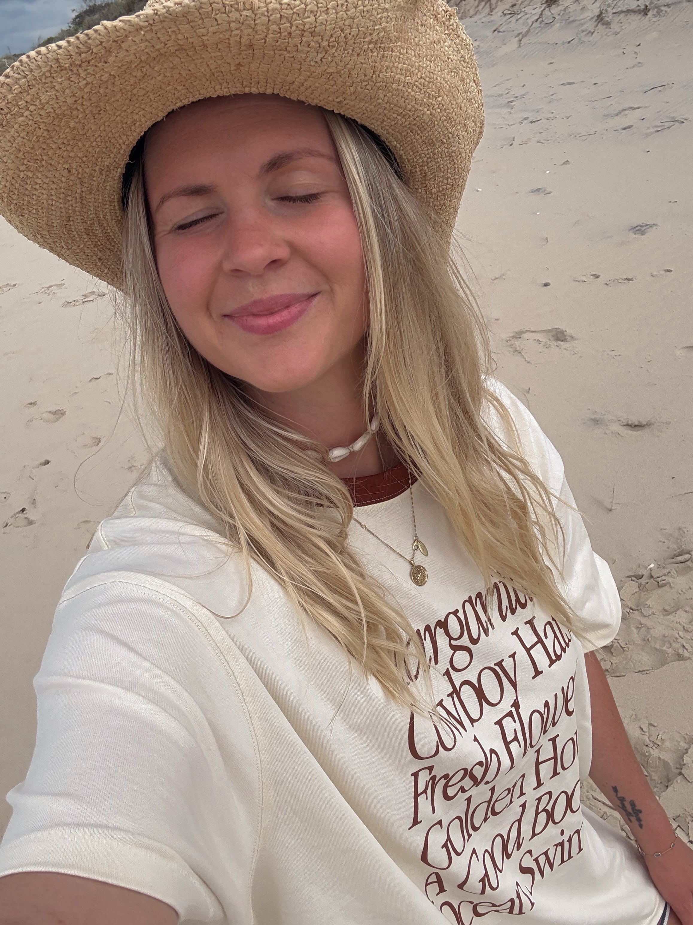 Margaritas & Cowboy Hats Tee model