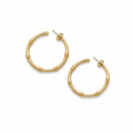 Bamboo Hoops - Gold
