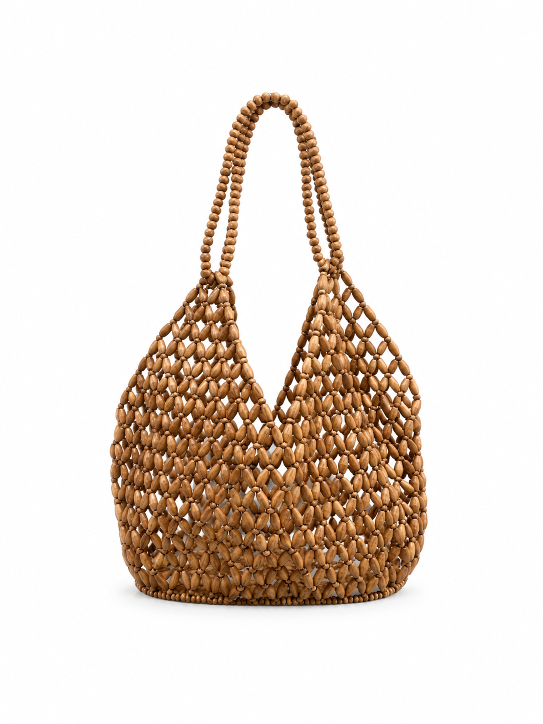 The Capri Beaded Bag - Brown
