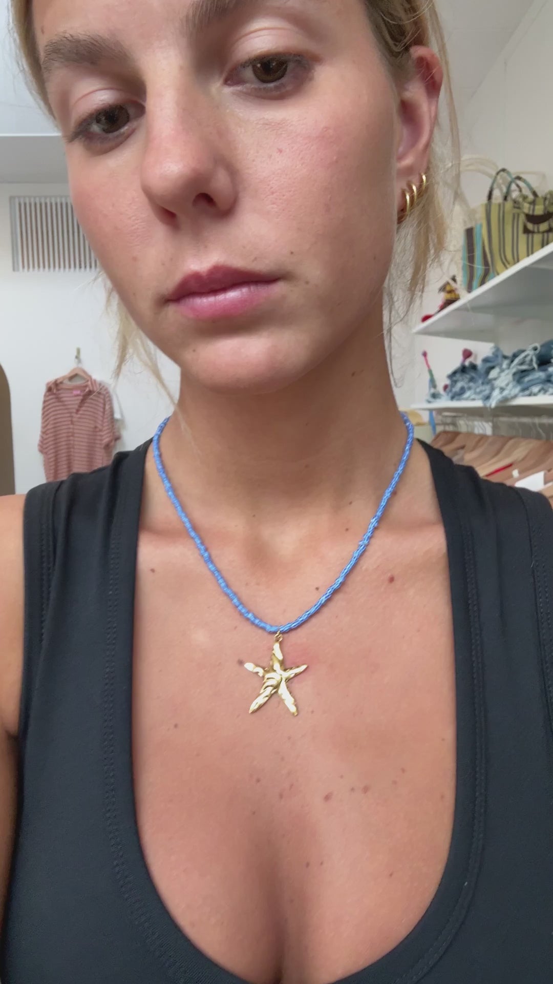 The Turquoise Star Gold Plated Necklace