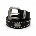 Studded Western Belt – Black